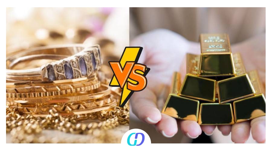 تفاوت طلا با جواهرات