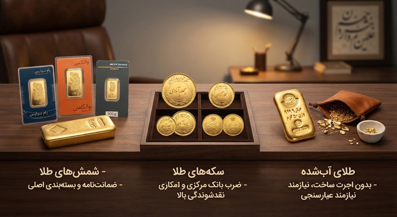 برای خرید چه نوع طلایی انتخاب کنیم؟