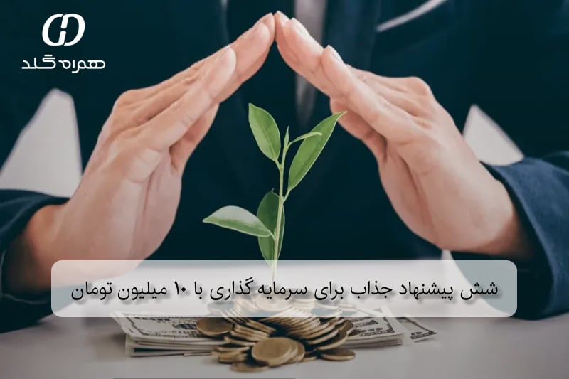 شش پیشنهاد جذاب برای سرمایه گذاری با ۱۰ میلیون تومان